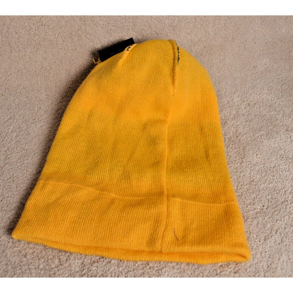 LSU Fighting Tigers Knit Cap with Pom-Pom Purple & Gold Embroidered Winter Hat - Picture 10 of 11